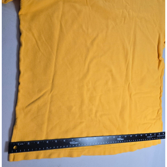 Champion Oregon Ducks Polo Men's L Yellow Green Logo Short Sleeve College NCAA - Picture 11 of 16